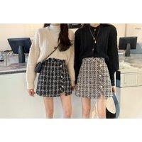 Women'S Plaid Mini Skirt In 4 Sizes And 2 Colours