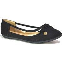 Unisex Black Women'S Breathable Bowknot Slip-On Ballet Flats - Elegant & Comfortable Pumps