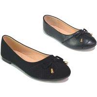 Womens Bow Slip On Ballerina