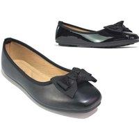 Womens Pop Bow Classic Ballerina