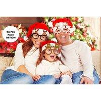 9Pcs Christmas 3D Paper Glasses