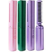 Usb Portable Wireless Hair Straightening Comb - Professional Hair Styling Tool