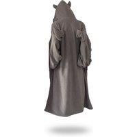 Unisex Black Oversized Lightweight Devil Hooded Blanket - Summer Loungewear, 5 Sizes, 3 Colours