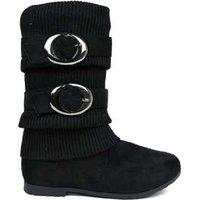 Ladies Boots With Decorative Buckles