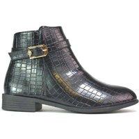 Unisex Black Women'S Insulated Casual Ankle Boots - Lightweight, Non-Slip, Multi-Colour Winter Footwear