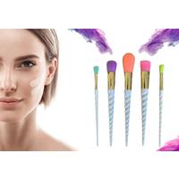 5Pc Unicorn Makeup Brush Set