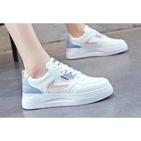 Black Women's Letter Patch Colour Sneakers - Trendy Summer Style