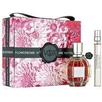 Viktor & Rolf Flowerbomb Eau de Parfum Gift Set - Floral, Long-Lasting, 50ml + 10ml Travel Spray