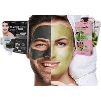 Charcoal Or Avocado 9 Day Cleansing Masks Set For Men