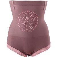 Unisex Beige Women'S Tummy Control Magnet Therapy Body Shaper - Breathable Comfort & Sculpting
