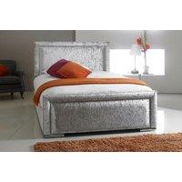Elegant Silver Mia Bed Frame & Mattress Options