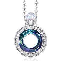 Luxury Perfume Crystals Necklace - Silver