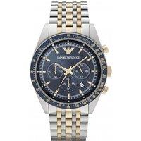 Emporio Armani Ar6088 Men'S Two-Tone Steel Chronograph Watch
