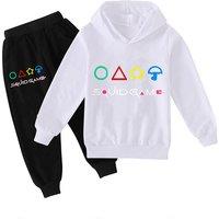 Hooded Squid Games Tracksuit For Kids In 7 Sizes And Colours
