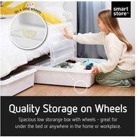 Smartstore 60L Underbed Storage Box with Wheels