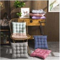 Cozy Gingham Check Seat Pads