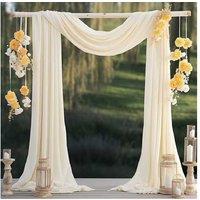 Chiffon Wedding Arch Draping Fabric - Red