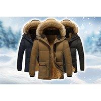 Padded Fleece Winter Jacket For Men In 5 Sizes And 4 Colours