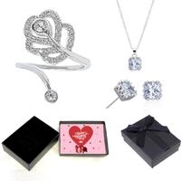 Necklace,Ring&Earrings+Valentine Box