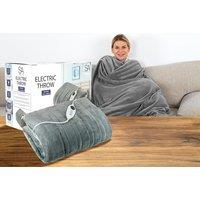 Heated Electric Throw Blanket With Controller - Single Or Double!