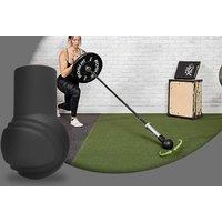 Portable Adjustable Barbell Bomb In Black