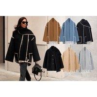 Winter Coat With Scarf For Women In 4 Sizes And 8 Colours