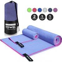 Lightweight Microfibre Towel Set In 2 Options And 10 Colours