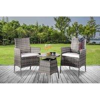 Two Seater Value Patio Set - Black