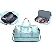 Stylish Holographic Gym Bag In 6 Colour Options - Green