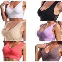 Womens Red Mesh Hollow Breathable Sports Bra - Perfect For Active Summer Styles