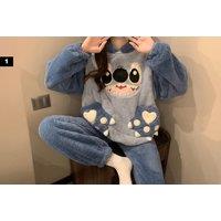 Unisex Black Cartoon Lightweight Hooded Loungewear Set - 5 Playful Summer Designs