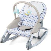 Portable Baby Rocker W Adjustable Backrest & Belt - 2 Colours