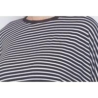 Unisex Women'S Black And White Striped Co-Ord Set