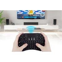Mini Wireless 2.4GHz RGB Backlit Multimedia Keyboard - Compact Gaming Accessory