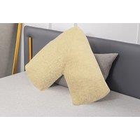 V-Shaped Woollen Pillow