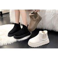 Women'S Elastic Slip-On Short Snow Boots In 6 Sizes And 4 Colours