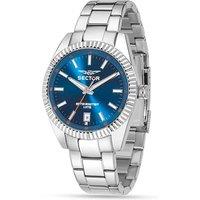 Men'S Stainless Steel Sector Watch With Quartz Movement