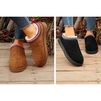 Ugg Inspired Cosy Flat Slippers In 7 Sizes And 2 Colours