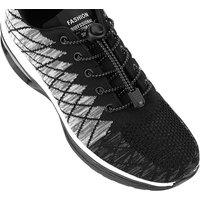Unisex Navy 3 Pairs Elastic Reflective No Tie Shoelaces - Unisex, Elastic, for Trainers & Everyday Shoes