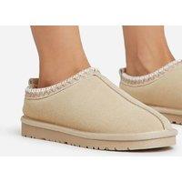 Unisex Black Breathable Faux Suede Summer Slippers With Non-Slip Fur Lining - 8 Sizes, 3 Colours