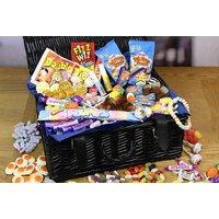 Fathers Day: Deluxe Wicker Hamper - Retro Sweets