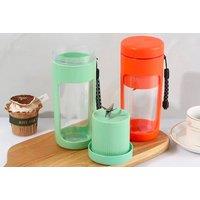 450ml Double Layer USB Portable Blender - Compact, Wireless Juice Maker with 6-Blade Power