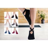 Women'S 3-Pair Yoga Socks With Grips - 6 Colours!