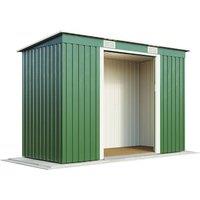 Large Outdoor Garden Pent Metal Shed