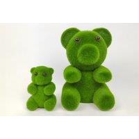 Gifting Decorative Moss Bear Ornament - 3 Sizes