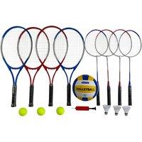 Garden Activities 4-Player Racket And Ball Set With 6M Net
