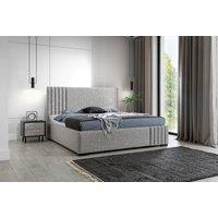 Dante Plush Velvet Grey Bed Frame - 6 Colours