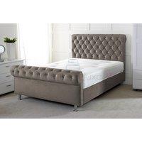 Chesterfield Sleigh Bed Frame - 4 Sizes And 6 Colours