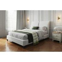 Lena Boucl All-In-One Bed with Orthopaedic Mattress - Cream, 4 Sizes