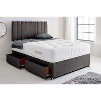 Premium Charcoal Cashmere Divan Bed Set -5 Sizes